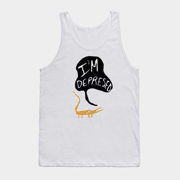 Depressed monster Tank Top by flywithsparrows